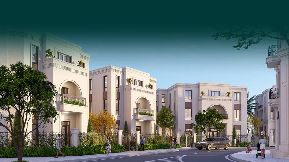 Kiến trúc nhà phố Mỹ